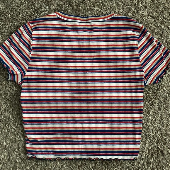 Ribbed Stripped Shirt - Picture 2 of 2
